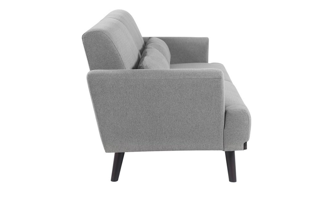 Coaster Furniture Blake 3-Seater Stationary Fabric Sofa in Gray-Jennifer Furniture