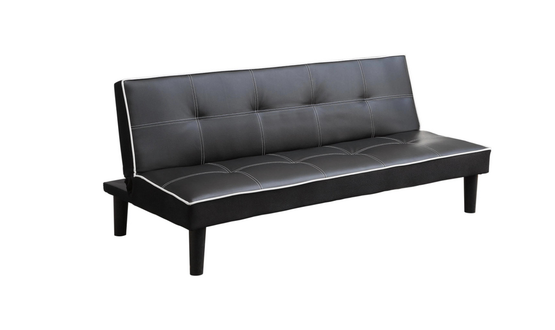 Blossom Leather Sleeper Sofa with Tufted Back