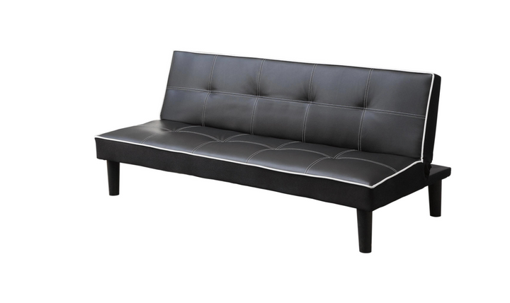 Blossom Leather Sleeper Sofa with Tufted Back