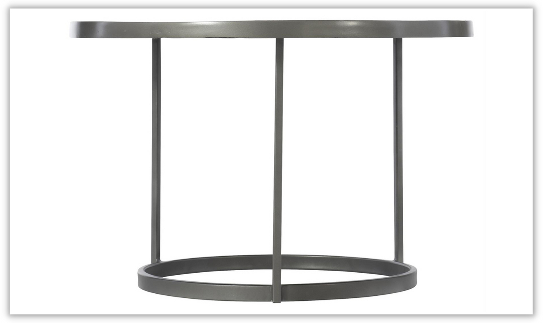 Bonfield Cast Aluminum Cocktail Table in Round Shape