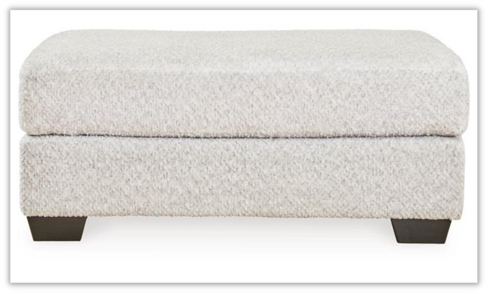 Modern Heritage Brebryan Flannel Fabric Ottoman