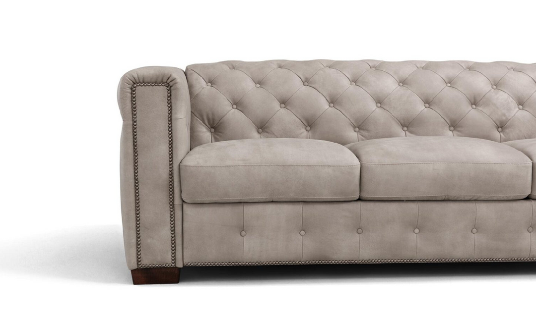 Callas Italian Leather Queen Sleeper Sofa - Luxury Overnight Collection