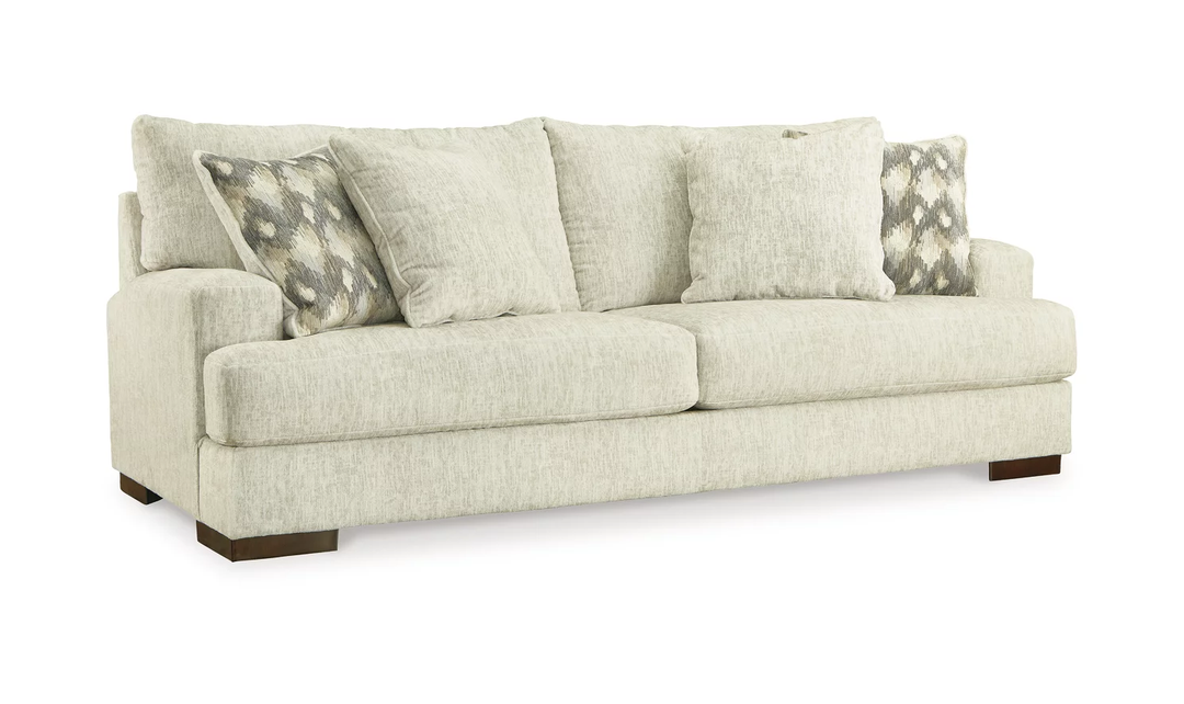 Ashley  Caretti 3-Seater Fabric Sofa In Parchment