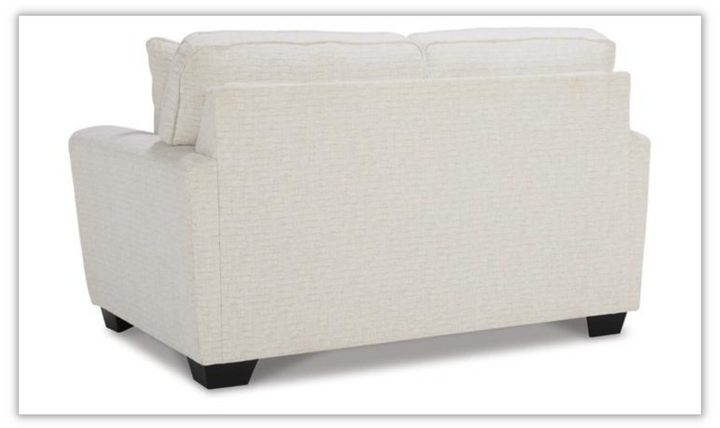 Cashton Fabric Loveseat With Track Arms