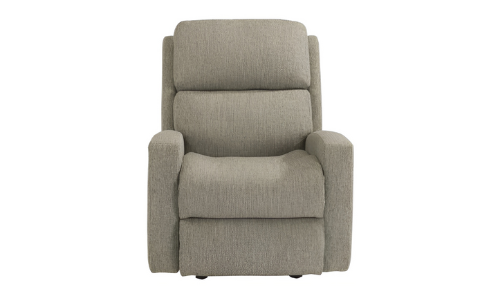 Catalina Swivel Gliding Recliner Chair -jennifer furnitureFlexsteel Catalina Swivel Gliding Recliner Chair in Gray Fabric-jenniferfurniture