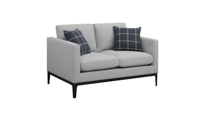 Coaster Furniture Apperson Gray Fabric Living Room Set-Jennifer Furniture