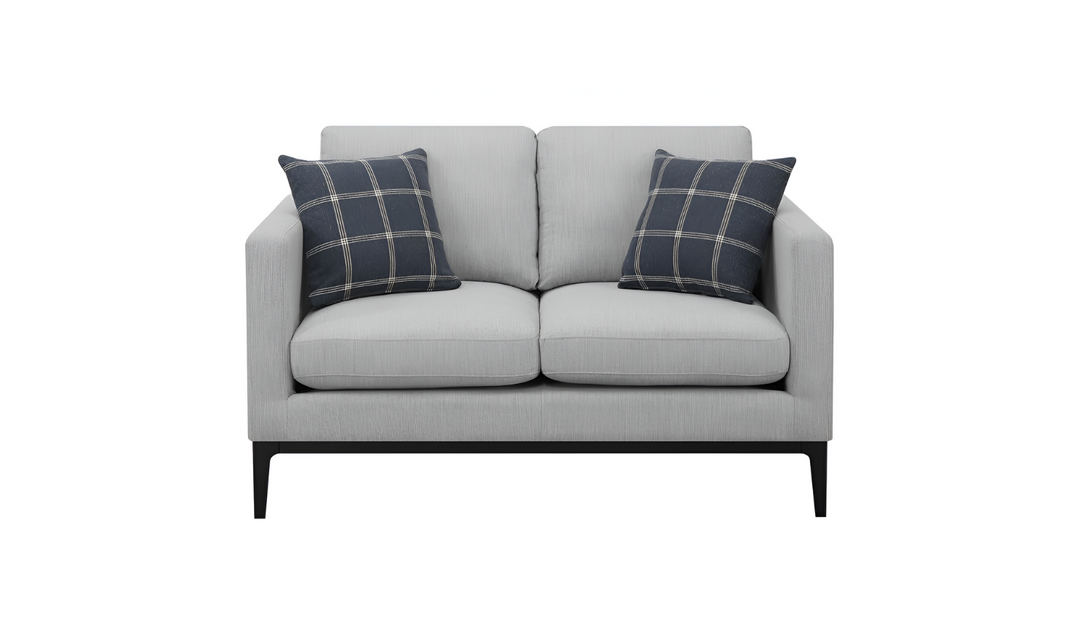 Coaster Furniture Apperson Gray Fabric Living Room Set-Jennifer Furniture