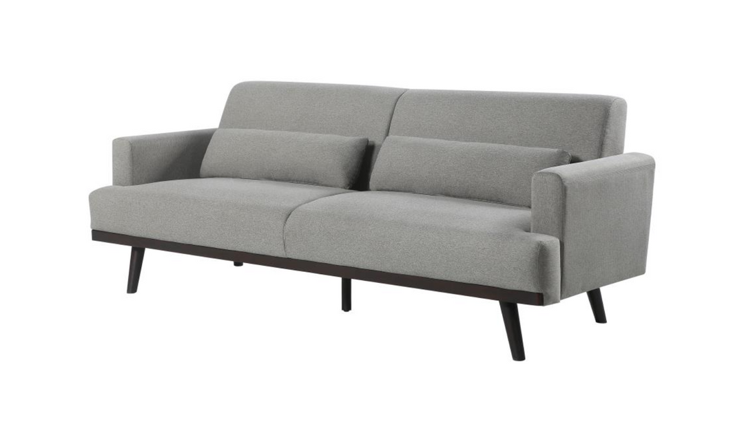 Coaster Furniture Blake 3-Seater Stationary Fabric Sofa in Gray-Jennifer Furniture