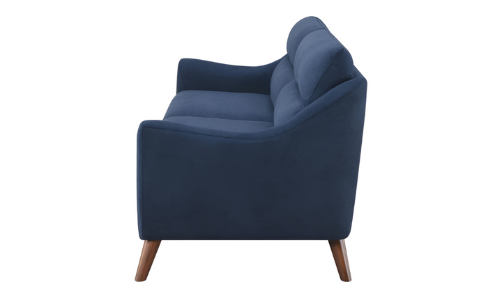 Coaster Furniture Gano 2-Seater Fabric Sofa with Cushion Arms in Blue-Jennifer Furniture