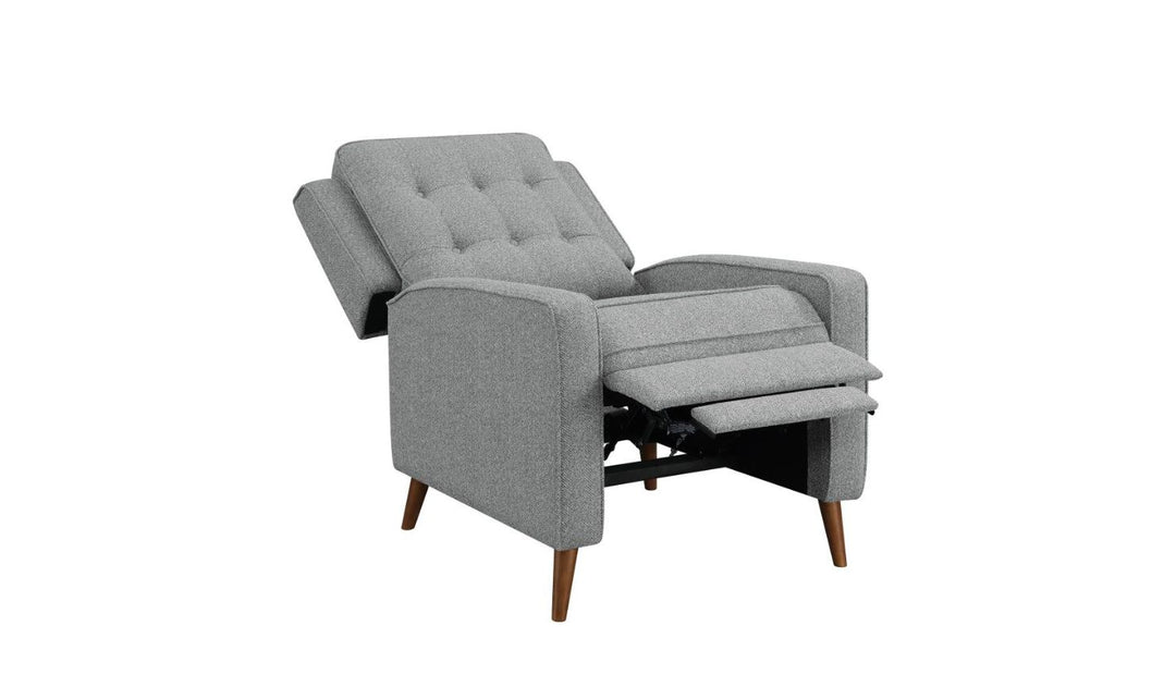 Coaster Furniture Monceau Tufted Push Back Recliner Chair with Track Arms