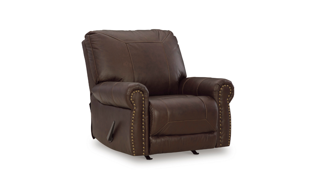 Colleton Dark Brown Leather Living Room Set