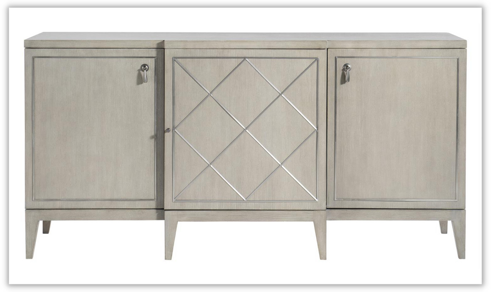 Cornelia 2 Drawers Buffet in Cream with Adjustable Glides