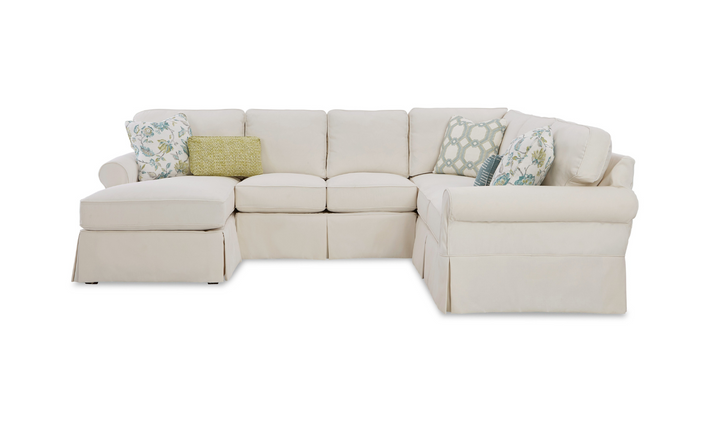 Craftmaster Cuddle 5-Seater U-Shape Chaise Sectional in Beige