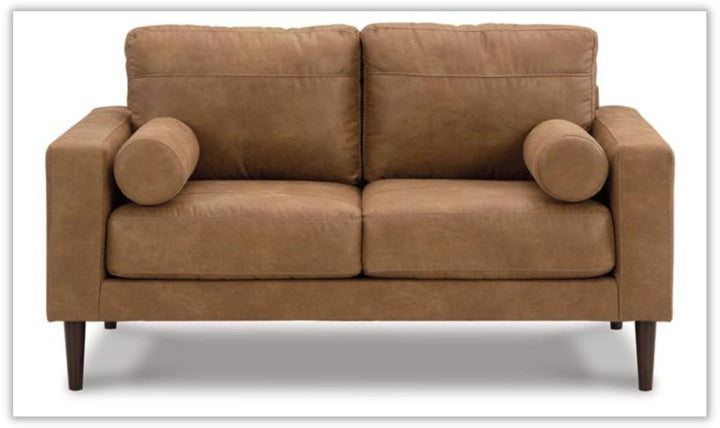 Telora Loveseat in Caramel