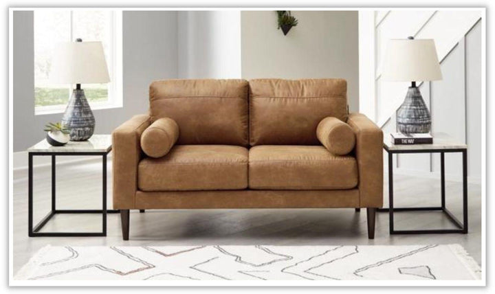 Telora Loveseat in Caramel