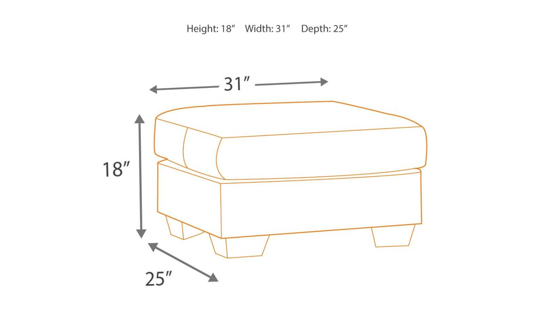 Darcy Ottoman-Jennifer Furniture