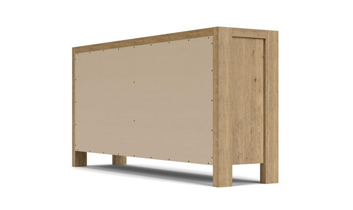 Riverside Davie 4 Door Rectangle Server in Pale Oak