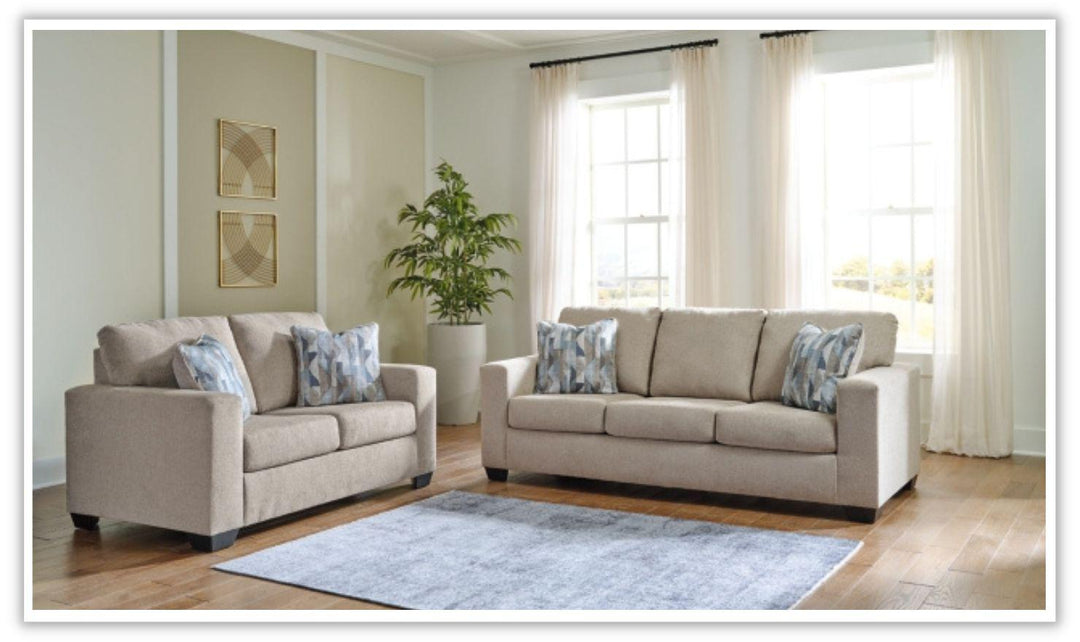 Deltona Living Room Set in Fabric