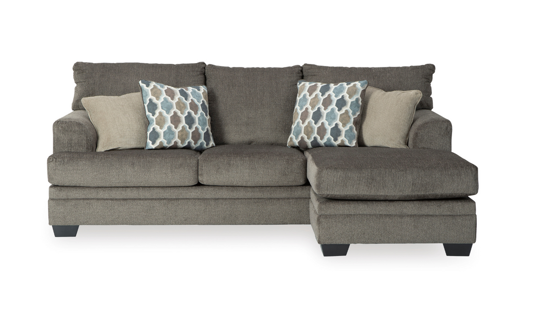 Ashley  Dorsten 3-Seater L-Shape Gray Sofa with Reversible Chaise-Jennifer Furniture