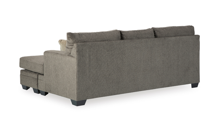 Ashley  Dorsten 3-Seater L-Shape Gray Sofa with Reversible Chaise-Jennifer Furniture