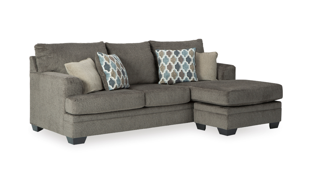 Ashley  Dorsten 3-Seater L-Shape Gray Sofa with Reversible Chaise-Jennifer Furniture