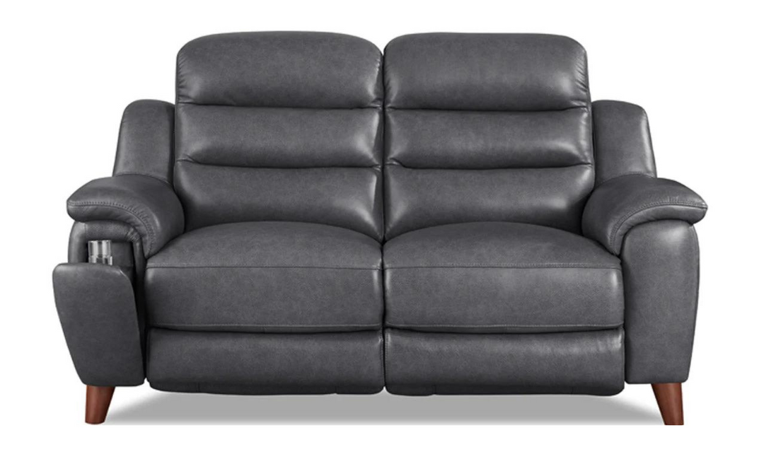 Dream 2-Seater Leather Power Headrest Zero Gravity Reclining Loveseat-Jennifer Furniture