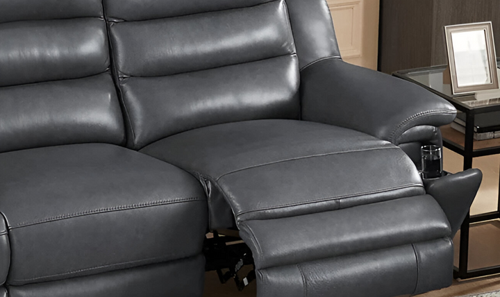 Dream 2-Seater Leather Power Headrest Zero Gravity Reclining Loveseat-Jennifer Furniture