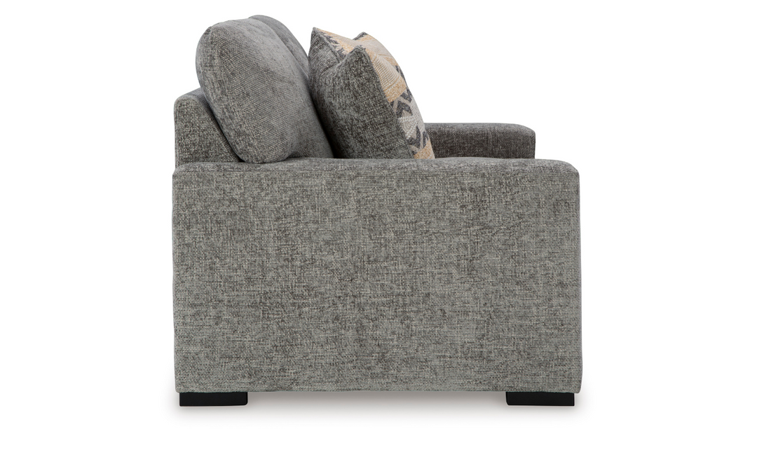 Dunmor Loveseat In Graphite-Jennifer Furniture