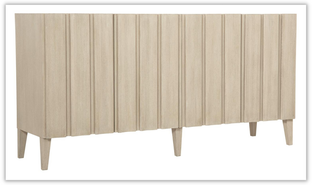 East Hampton 4 Door Entertainment Credenza with 5 Drawers