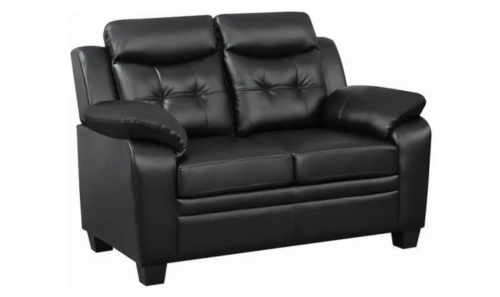 Finley Leather Living Room Set with Pillow Top Armrests-Jennifer Furniture