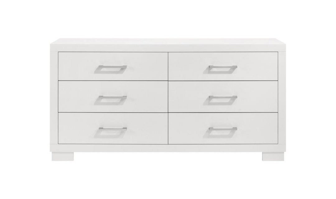 Coaster Furniture Jessica 6-Drawers Dresser in White-Jennifer Furniture