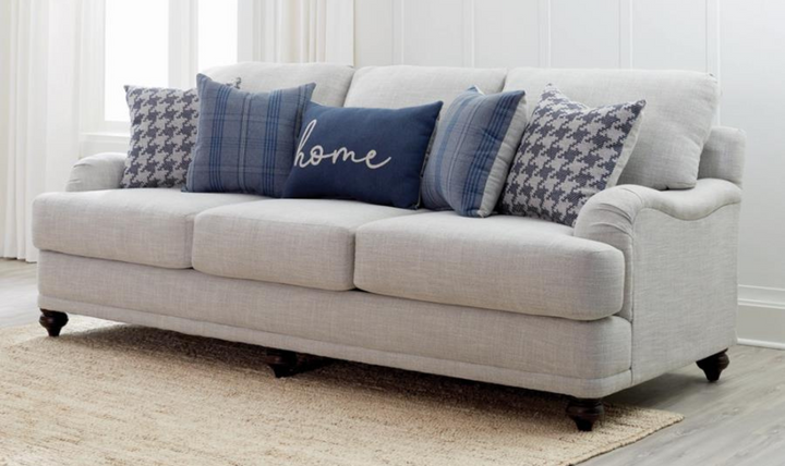 Coaster Gwen 3-Seater Fabric Sofa with Tailored English Arms- Jennifer Furniture