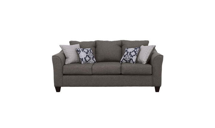 Coaster Furniture Salizar Stationary Fabric Living Room Set in Gray- Jennifer Furniture