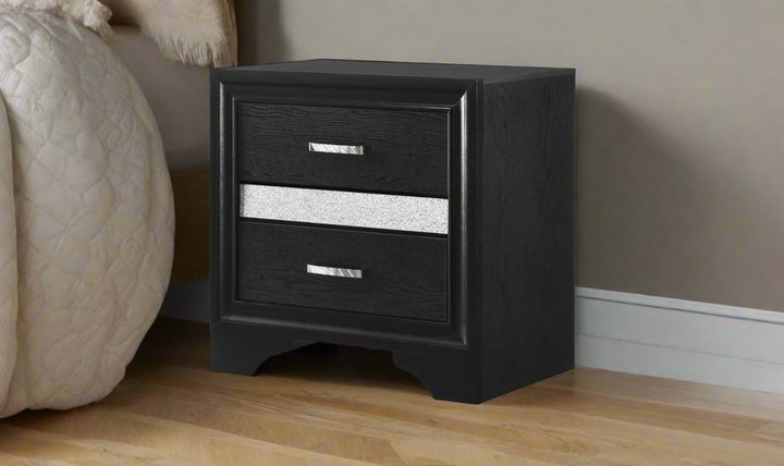 Coaster Furniture Miranda 2-Drawers Nightstand- Jennifer Furniture