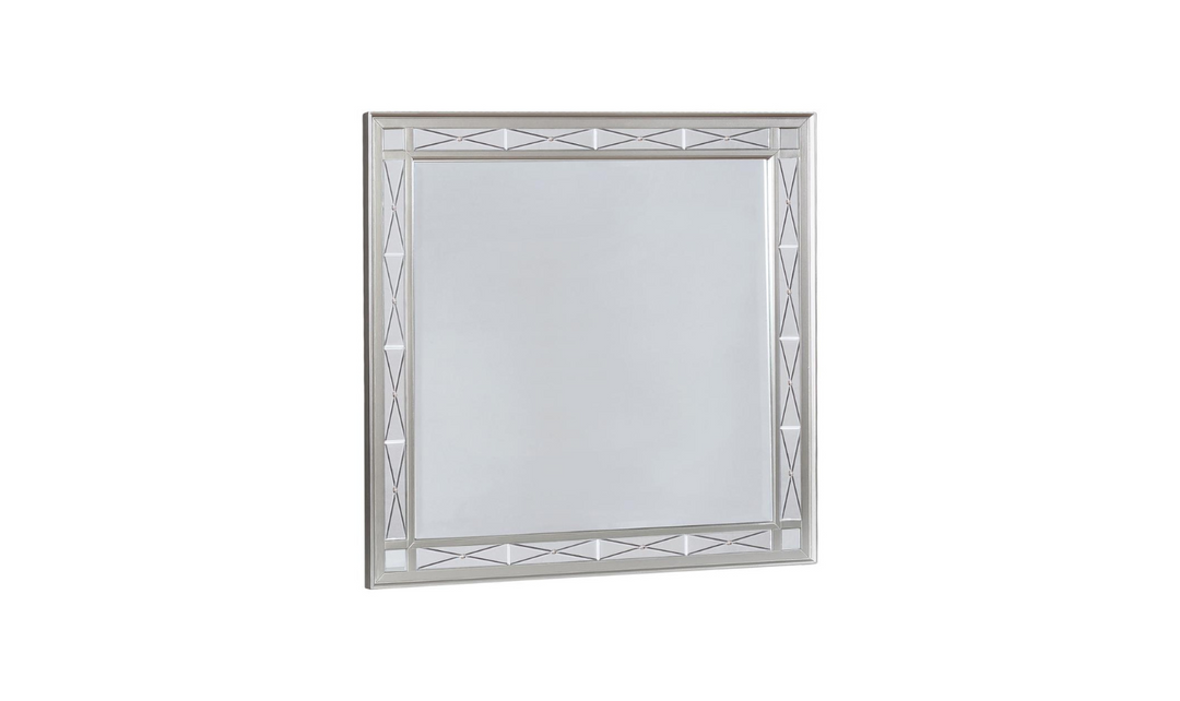 Coaster Furniture Leighton Mirror in Metallic Mercury Finish- Jennifer Furniture