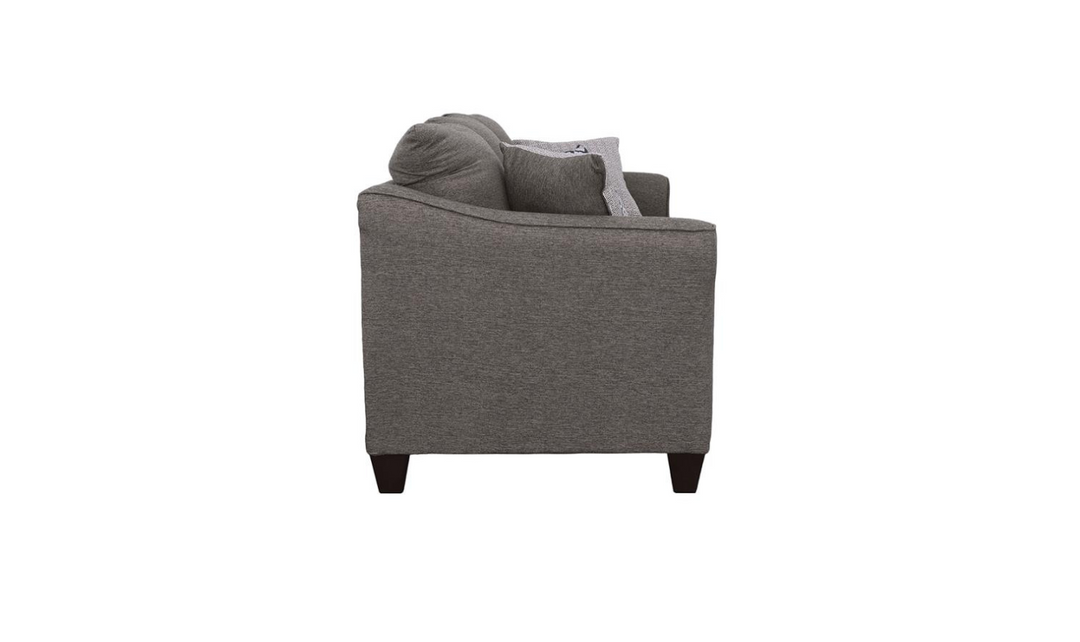 Coaster Furniture Salizar Stationary Fabric Living Room Set in Gray- Jennifer Furniture