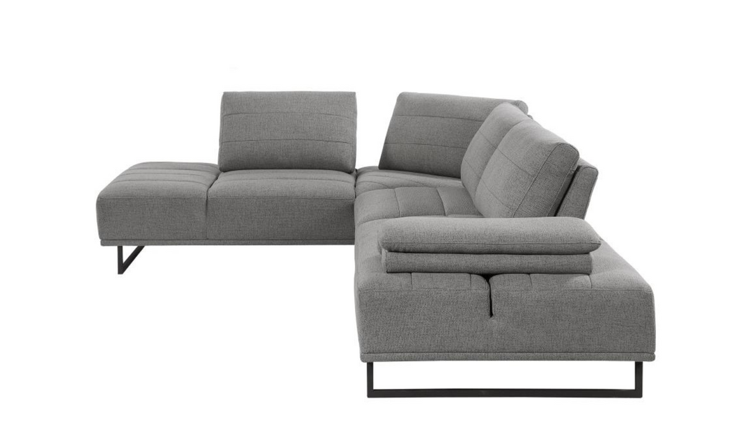 Arden L-Shaped 4-Seater Fabric Sectional Sofa in Taupe