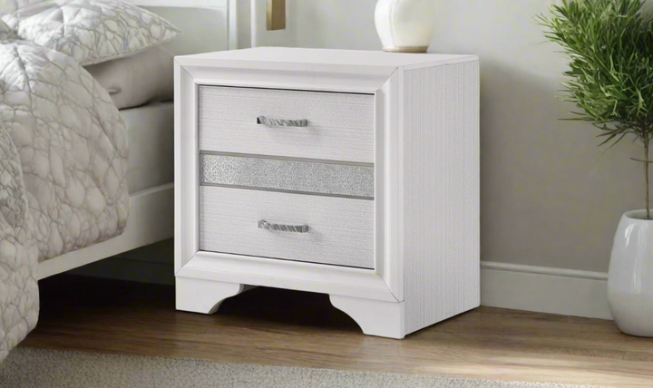 Coaster Furniture Miranda 2-Drawers Nightstand- Jennifer Furniture