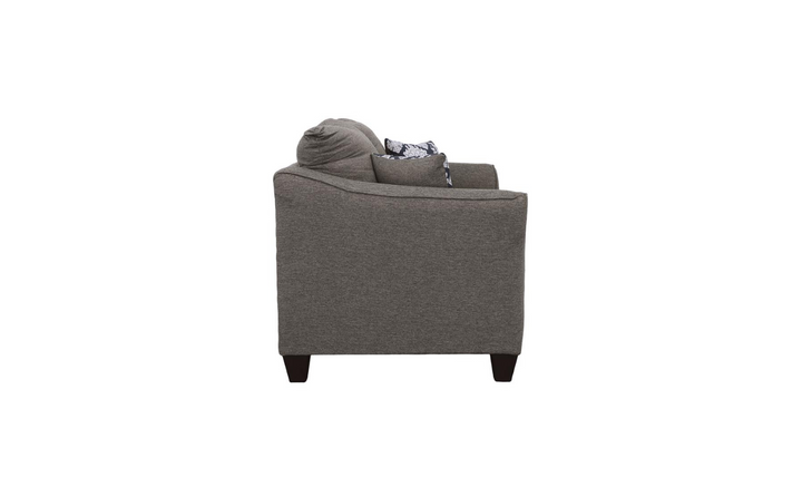 Coaster Furniture Salizar Stationary Fabric Living Room Set in Gray- Jennifer Furniture