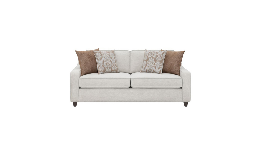 Coaster Furniture Christine 2-Seater Stationary Fabric Sofa in Beige- Jennifer Furniture