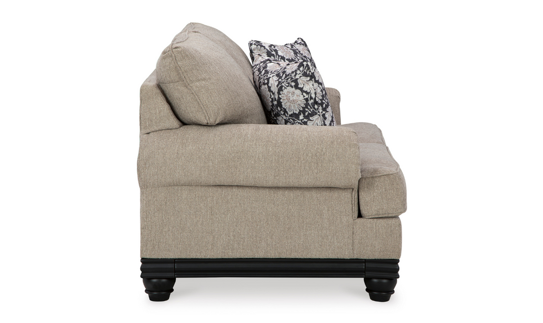 Elbiani 2-Seater Fabric Loveseat in Alloy