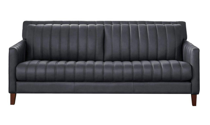 Ennis 2-Seater Leather Sofa With Track Arms