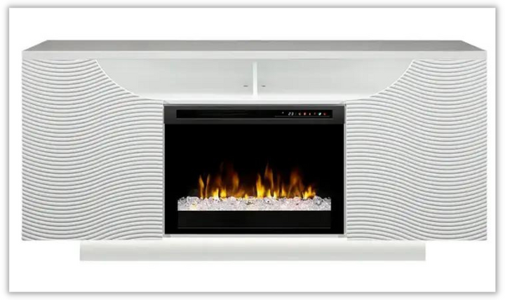 Ethan 66" Console Fireplace W/ Floating LED Display