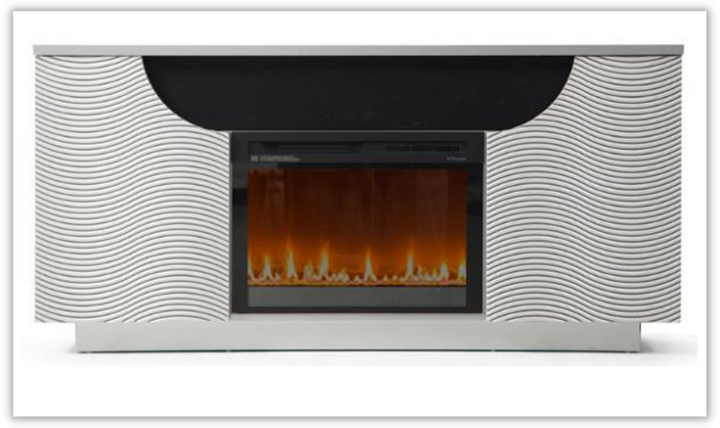 Ethan 66" Console Fireplace W/ Floating LED Display