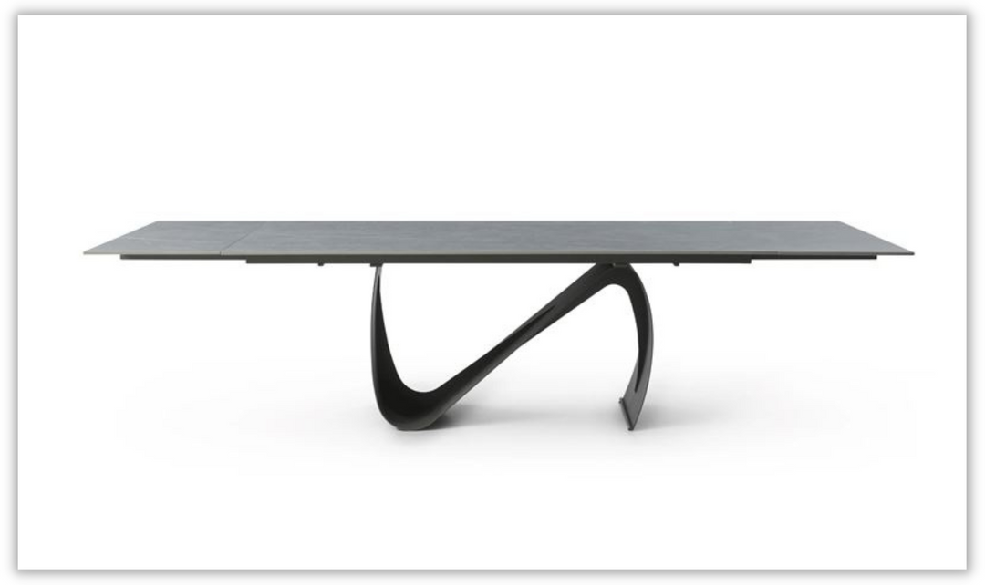 European Ceramic Top Marble Design Extension Dining Table