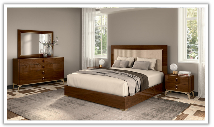 Eva Upholstered Bed With Adjustable Frame