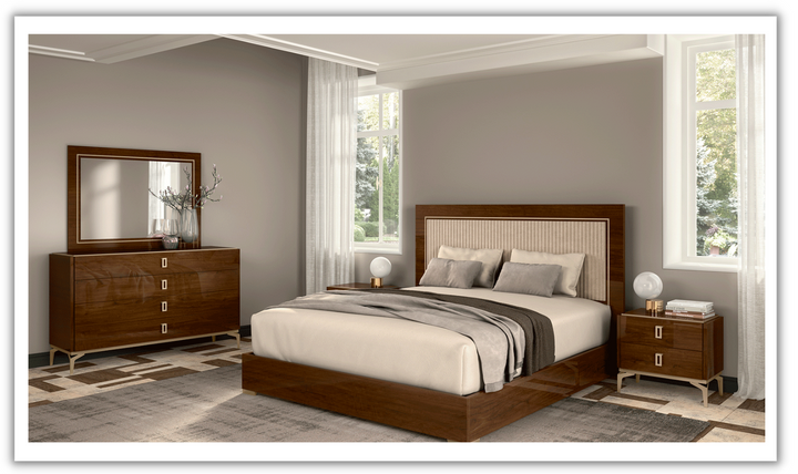 Eva Upholstered Bed With Adjustable Frame