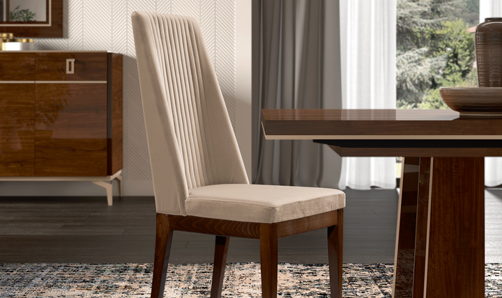 Eva Upholstery Dining Chair in Beige