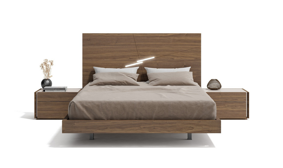 Jennifer Italia Faro Premium Bedroom Set with Led Headboard