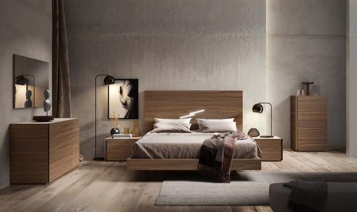 Jennifer Italia Faro Premium Bedroom Set with Led Headboard